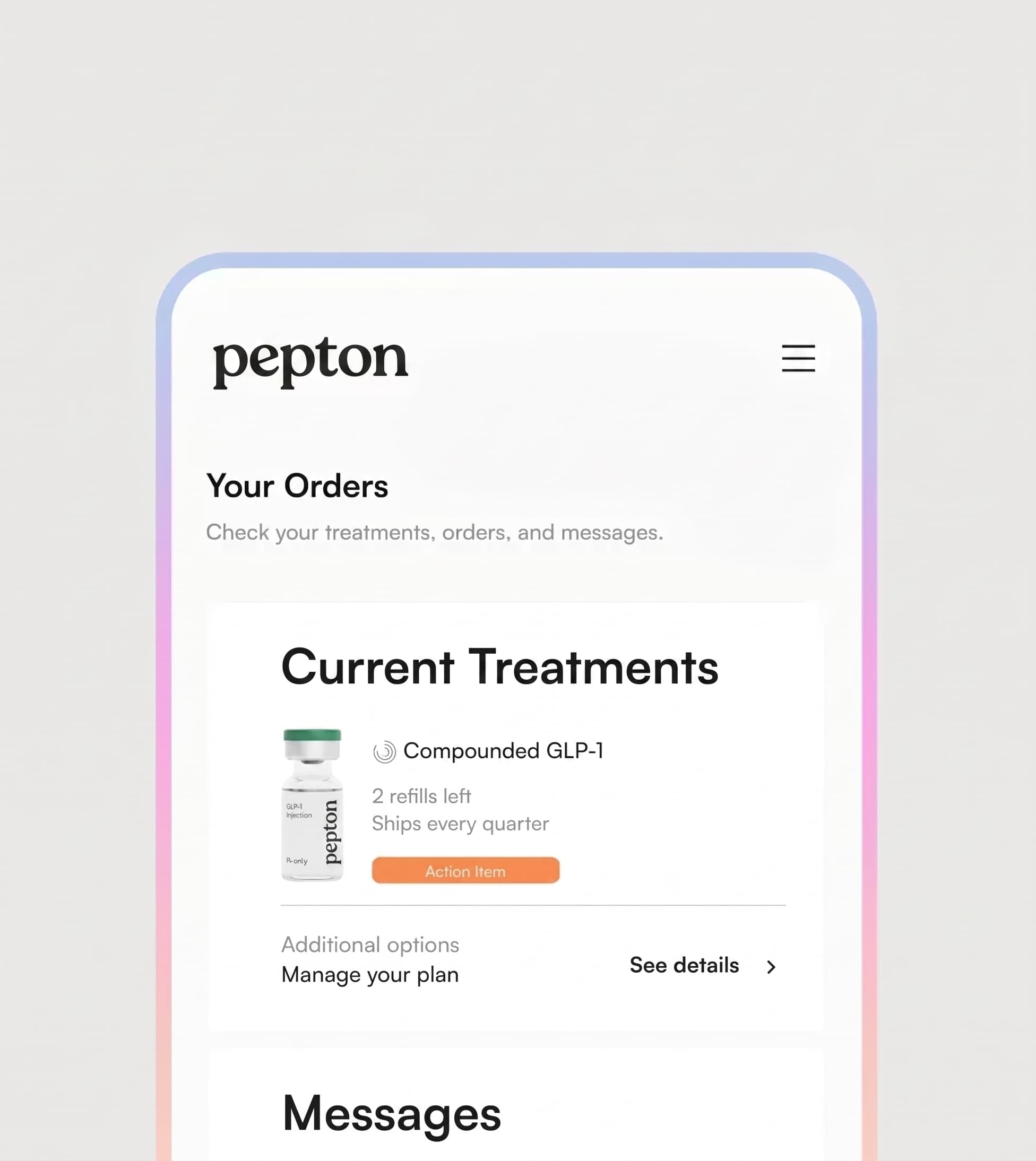 Easily manage treatments